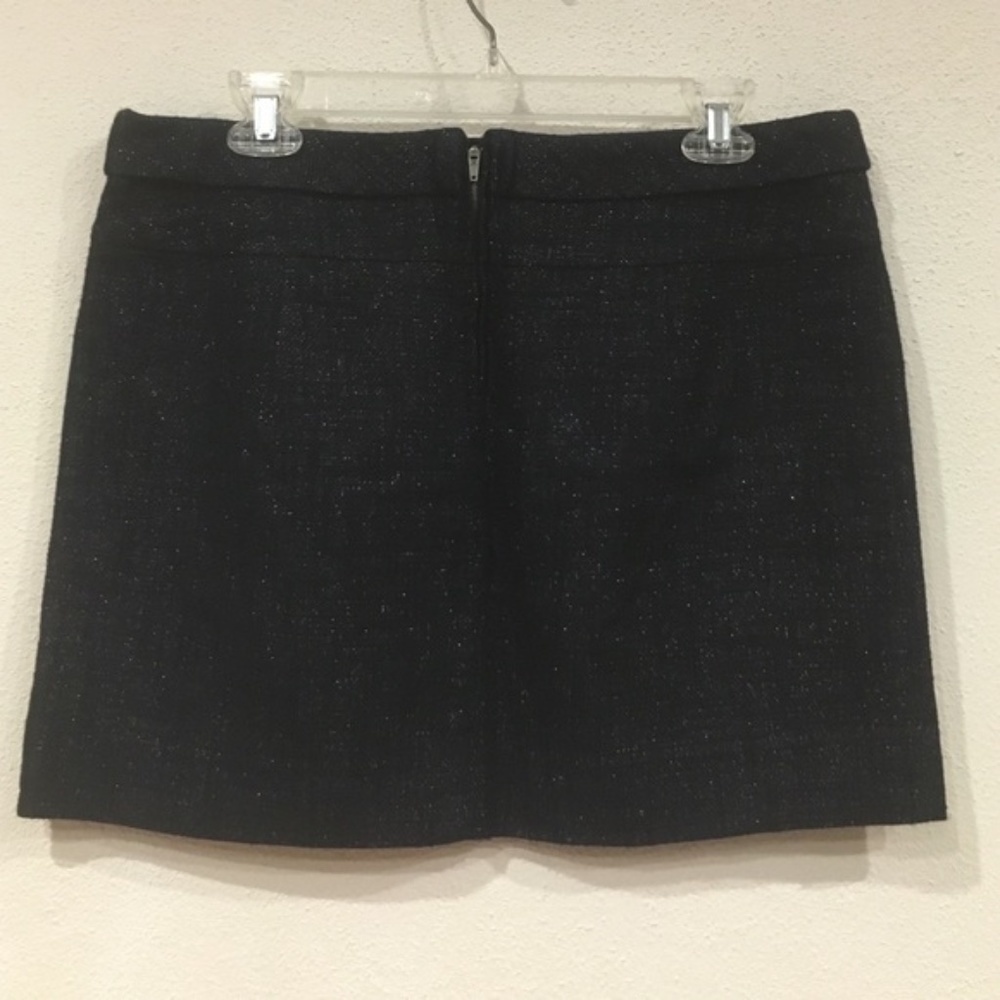 J. Crew Linen Tweed Mica Mini Skirt Size 10 EUC - Picture 4 of 4